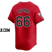 Daniel Espino Youth Cleveland Guardians Red Limited Alternate Jersey