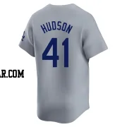 Daniel Hudson Men's Los Angeles Dodgers Gray Limited Away Jersey