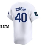 Daniel Hudson Men's Los Angeles Dodgers White Limited 2024 World Tour Seoul Series Home Jersey