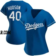 Daniel Hudson Women's Los Angeles Dodgers Royal Authentic Alternate Jersey