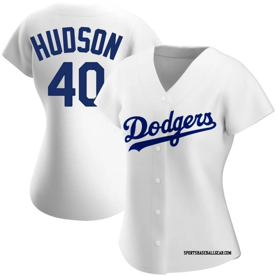 Daniel Hudson Women's Los Angeles Dodgers White Authentic Home Jersey