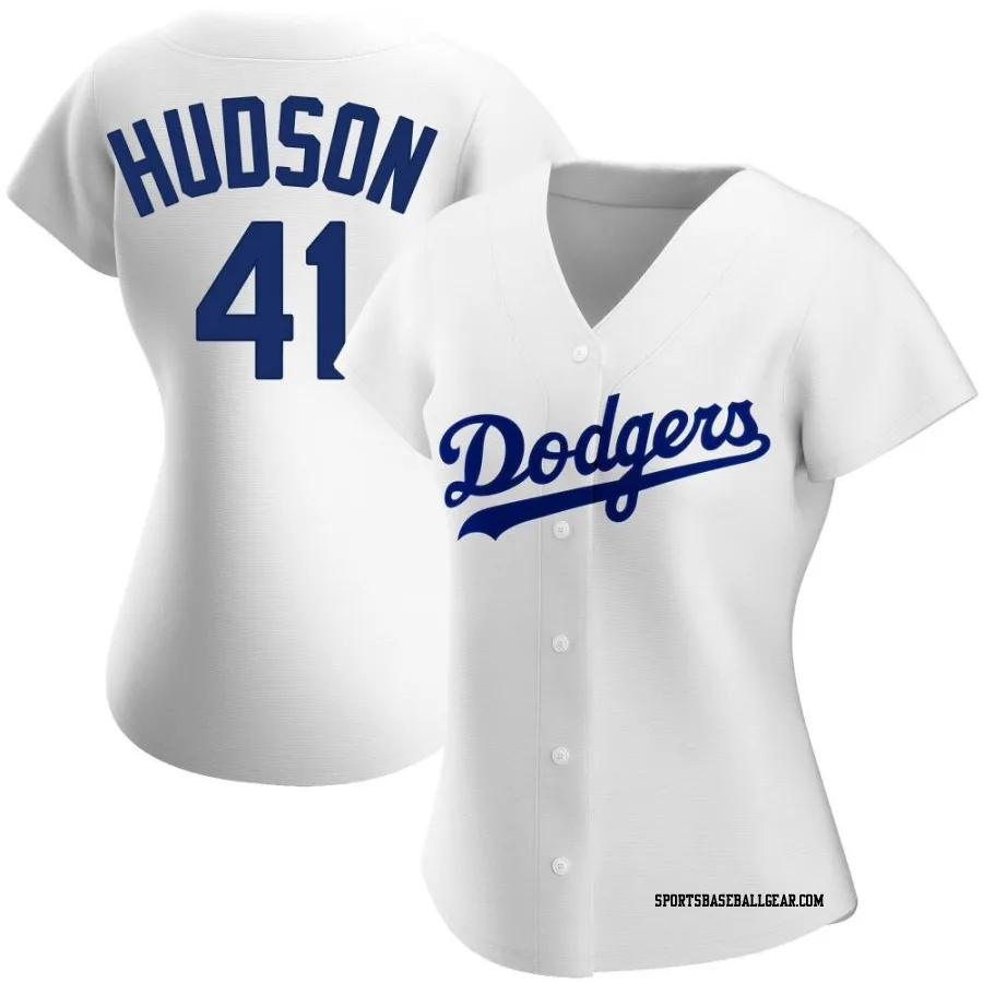 Daniel Hudson Women's Los Angeles Dodgers White Authentic Home Jersey