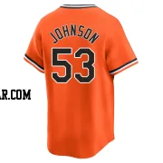 Daniel Johnson Men's Baltimore Orioles Orange Limited Cooperstown Collection Jersey