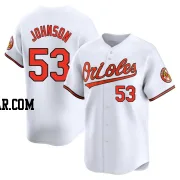 Daniel Johnson Men's Baltimore Orioles White Limited Home Jersey