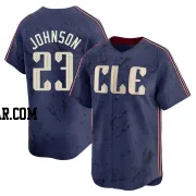 Daniel Johnson Men's Cleveland Guardians Navy Limited 2024 City Connect Jersey