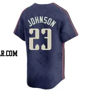 Daniel Johnson Men's Cleveland Guardians Navy Limited 2024 City Connect Jersey