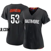 Daniel Johnson Women's Baltimore Orioles Black Authentic 2023 City Connect Jersey