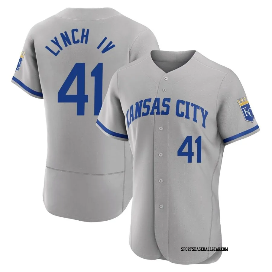 Daniel Lynch IV Men's Kansas City Royals Gray Authentic 2022 Road Jersey