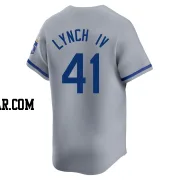 Daniel Lynch IV Men's Kansas City Royals Gray Limited Away Jersey