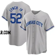 Daniel Lynch IV Men's Kansas City Royals Gray Replica 2022 Road Jersey