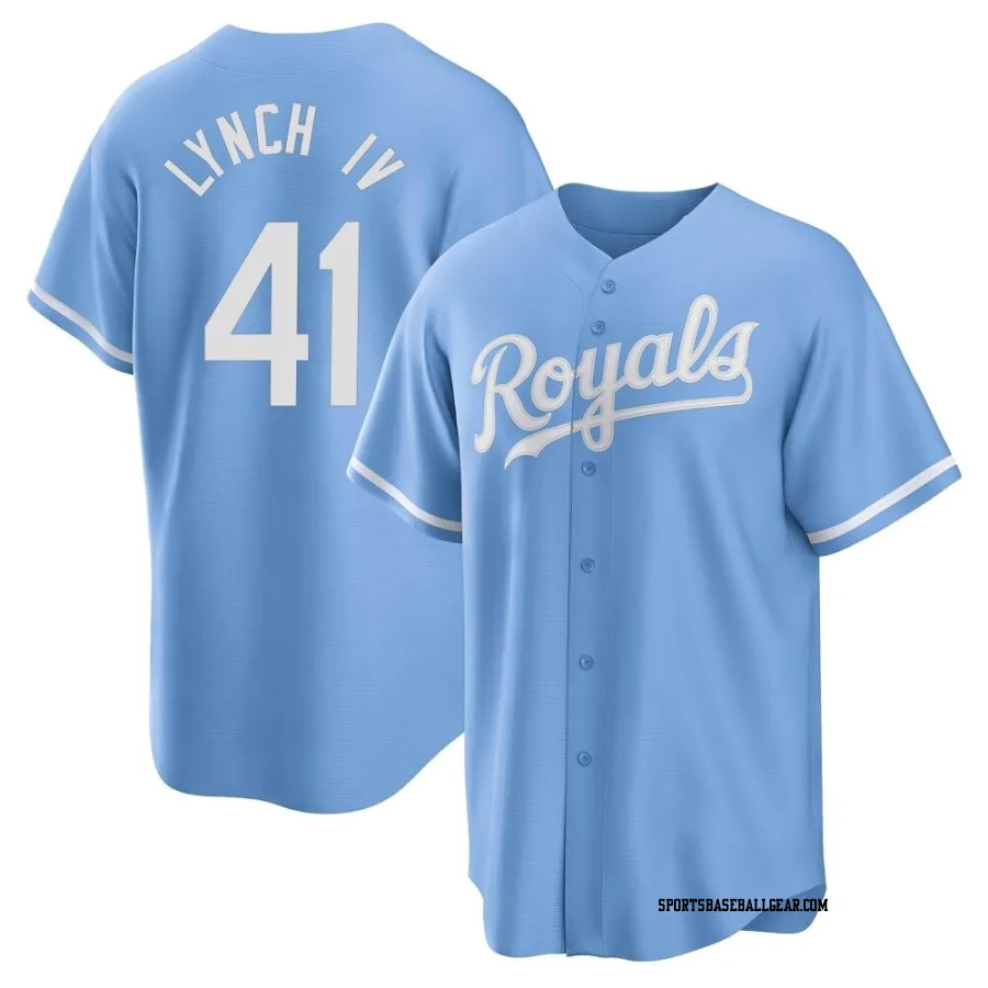 Daniel Lynch IV Men's Kansas City Royals Light Blue Replica 2022 Alternate Jersey