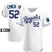 Daniel Lynch IV Men's Kansas City Royals White Authentic Home Jersey