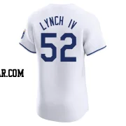 Daniel Lynch IV Men's Kansas City Royals White Elite Home Jersey