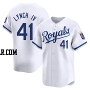 Daniel Lynch IV Men's Kansas City Royals White Limited Home Jersey