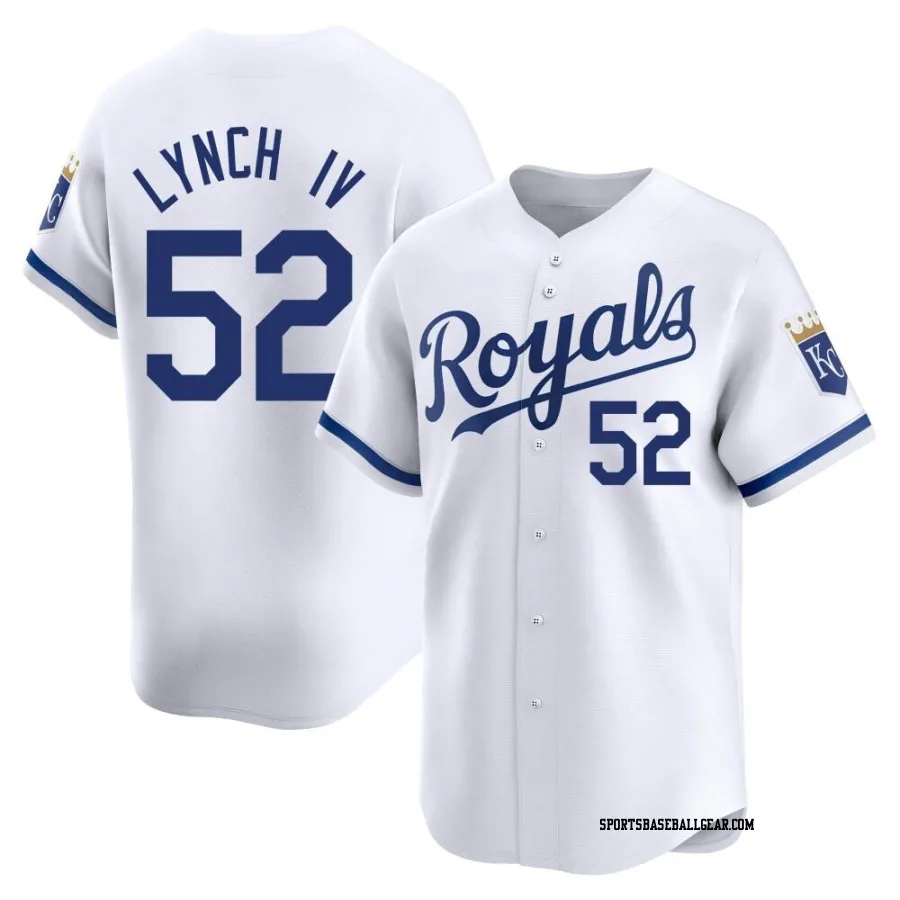 Daniel Lynch IV Men's Kansas City Royals White Limited Home Jersey