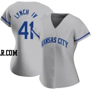 Daniel Lynch IV Women's Kansas City Royals Gray Authentic 2022 Road Jersey