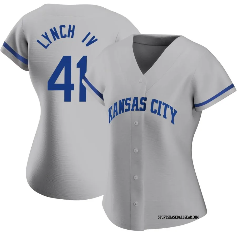 Daniel Lynch IV Women's Kansas City Royals Gray Authentic 2022 Road Jersey