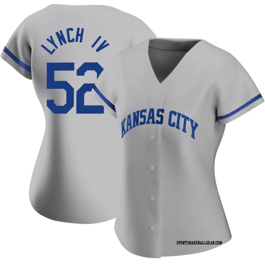 Daniel Lynch IV Women's Kansas City Royals Gray Authentic 2022 Road Jersey