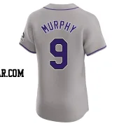 Daniel Murphy Men's Colorado Rockies Gray Elite Road Jersey