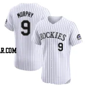 Daniel Murphy Men's Colorado Rockies White Elite Home Jersey