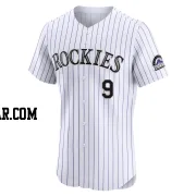 Daniel Murphy Men's Colorado Rockies White Elite Home Jersey