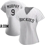 Daniel Murphy Women's Colorado Rockies White Authentic Home Jersey