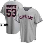 Daniel Norris Men's Cleveland Guardians Gray Replica Road Jersey