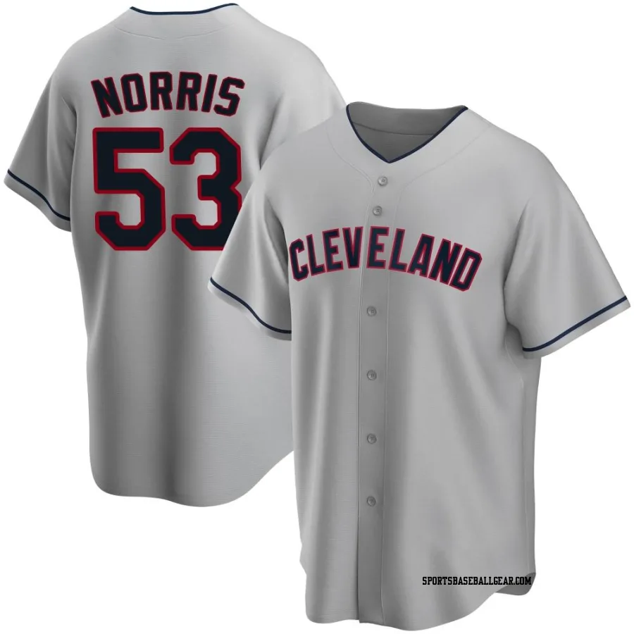 Daniel Norris Youth Cleveland Guardians Gray Replica Road Jersey