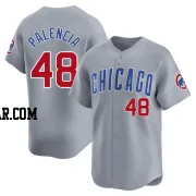 Daniel Palencia Men's Chicago Cubs Gray Limited Road Jersey