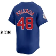 Daniel Palencia Men's Chicago Cubs Royal Limited Alternate Jersey