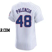 Daniel Palencia Men's Chicago Cubs White Elite Home Jersey