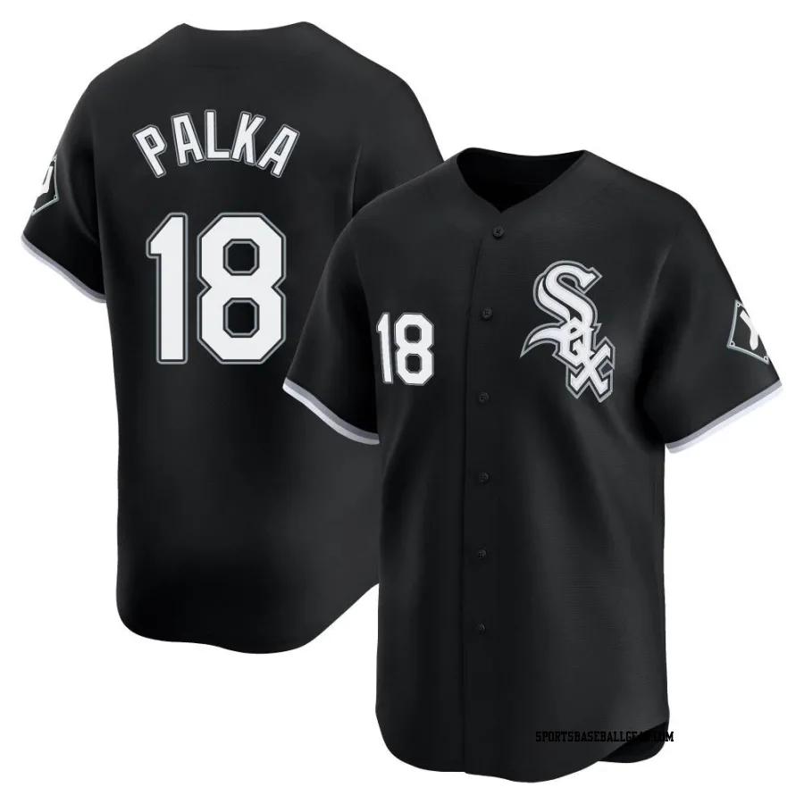 Daniel Palka Men's Chicago White Sox Black Limited Alternate Jersey