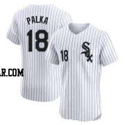 Daniel Palka Men's Chicago White Sox White Elite Home Jersey