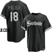 Daniel Palka Youth Chicago White Sox Black Replica 2021 City Connect Jersey