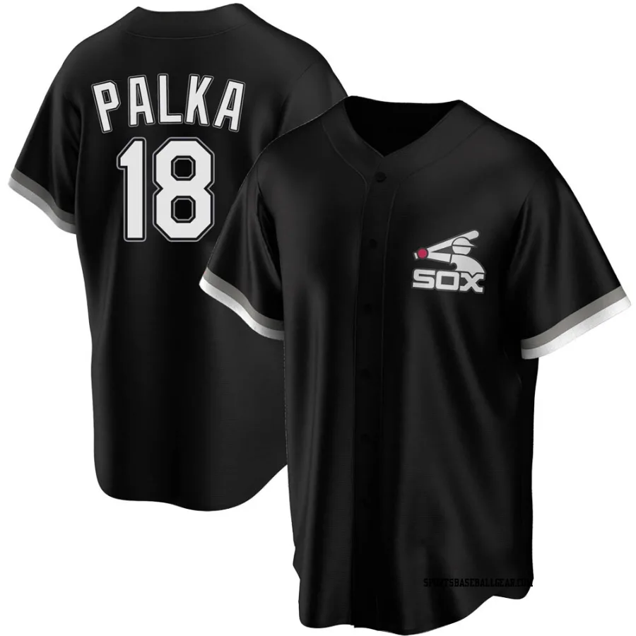 Daniel Palka Youth Chicago White Sox Black Replica Spring Training Jersey