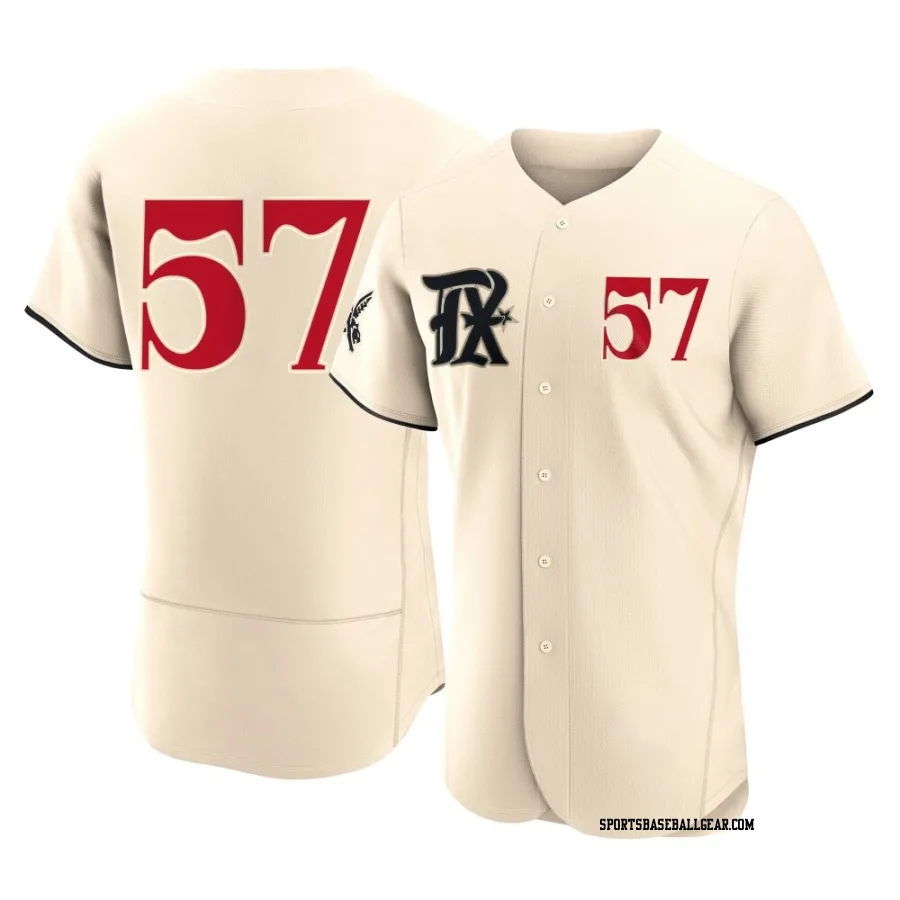 Daniel Robert Men's Texas Rangers Cream Authentic 2023 City Connect Jersey