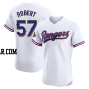 Daniel Robert Men's Texas Rangers Gold Elite White 2024 Collection Jersey