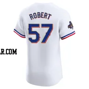 Daniel Robert Men's Texas Rangers Gold Elite White 2024 Collection Jersey