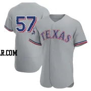 Daniel Robert Men's Texas Rangers Gray Authentic Road 2023 World Series Champions Jersey