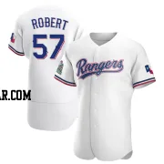 Daniel Robert Men's Texas Rangers White Authentic Home Jersey