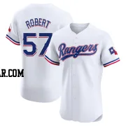 Daniel Robert Men's Texas Rangers White Elite Home Jersey