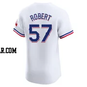 Daniel Robert Men's Texas Rangers White Elite Home Jersey