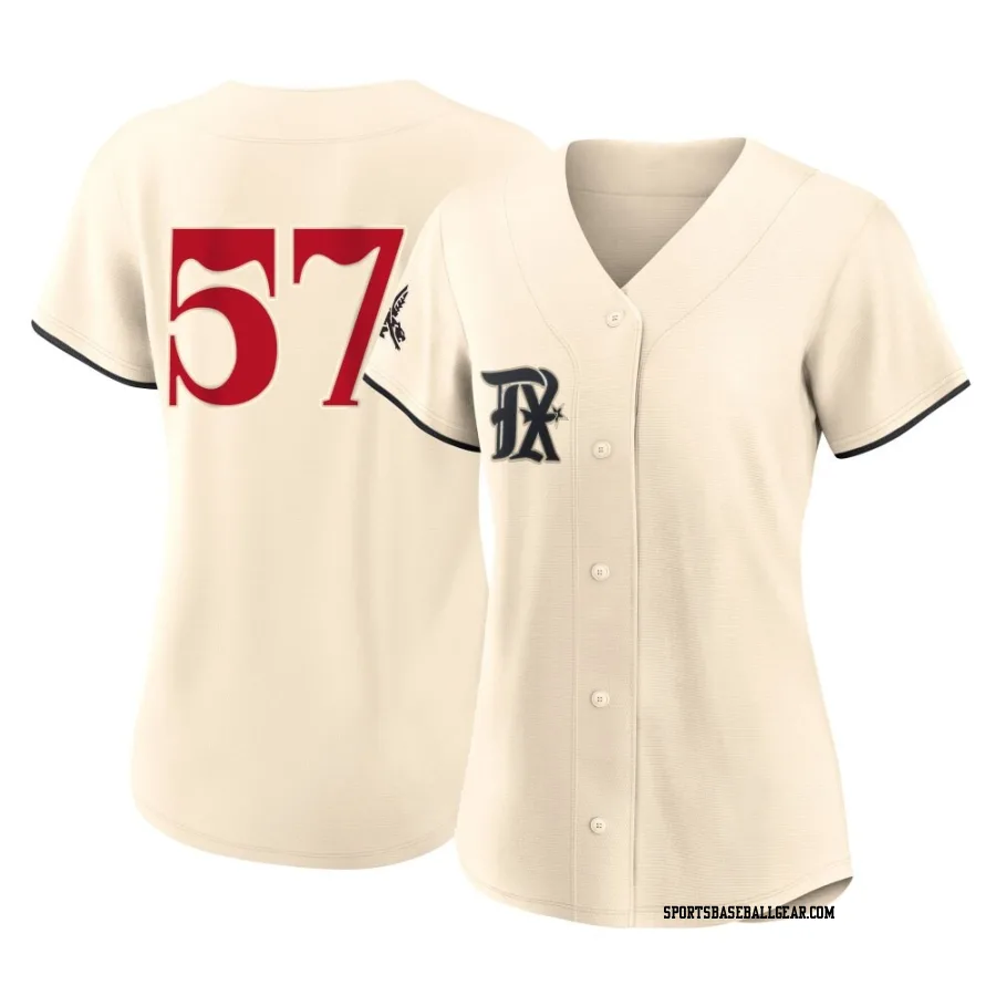 Daniel Robert Women's Texas Rangers Cream Authentic 2023 City Connect Jersey