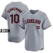 Daniel Schneemann Men's Cleveland Guardians Gray Limited Road Jersey