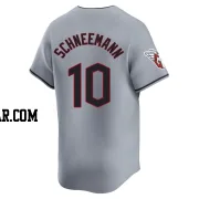 Daniel Schneemann Men's Cleveland Guardians Gray Limited Road Jersey