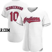 Daniel Schneemann Men's Cleveland Guardians White Authentic Home Jersey