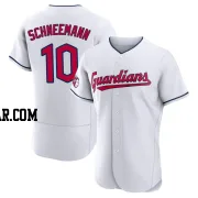 Daniel Schneemann Men's Cleveland Guardians White Authentic Home Jersey