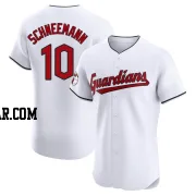 Daniel Schneemann Men's Cleveland Guardians White Elite Home Jersey