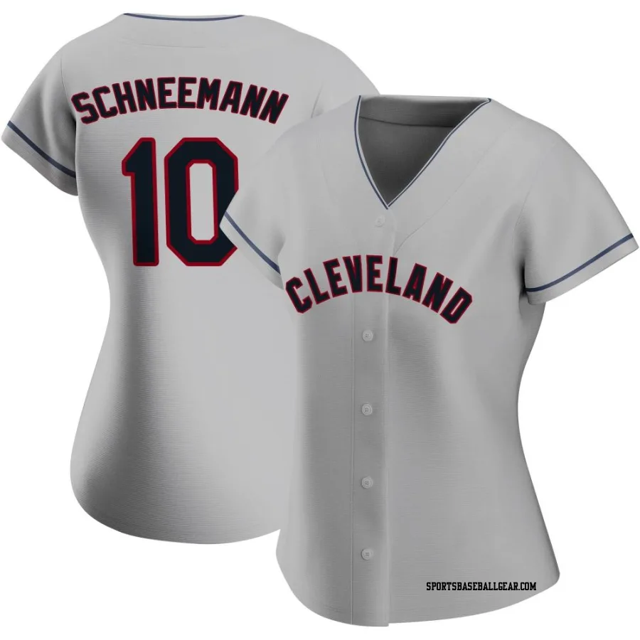 Daniel Schneemann Women's Cleveland Guardians Gray Authentic Road Jersey