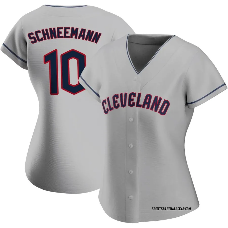 Daniel Schneemann Women's Cleveland Guardians Gray Authentic Road Jersey